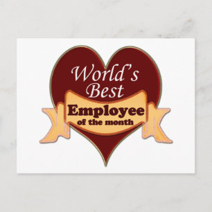 Postal El mejor empleado del mes del mundo