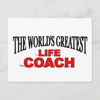 Postal El mejor entrenador de vida del mundo