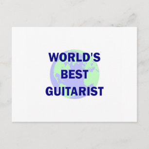 Postal El mejor guitarista del mundo