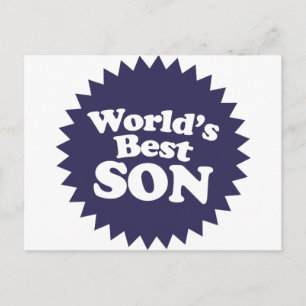 Postal El mejor hijo del mundo