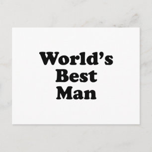 Postal El mejor hombre del mundo