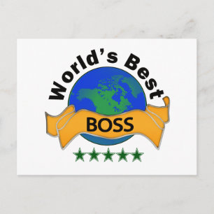 Postal El mejor jefe del mundo