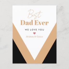 Postal El mejor padre de la historia