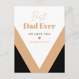 Postal El mejor padre de la historia