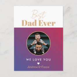 Postal El mejor padre de la historia