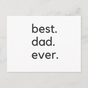 Postal el mejor padre siempre oscuro