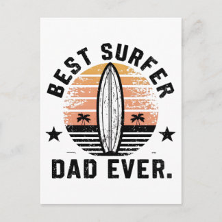 Postal El mejor padre surfista
