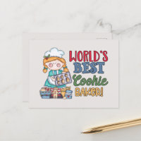 El mejor panadero de galletas del mundo añadir tex