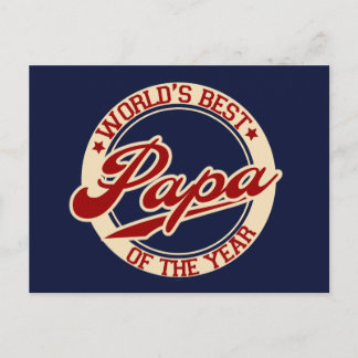 Postal El mejor papá del mundo