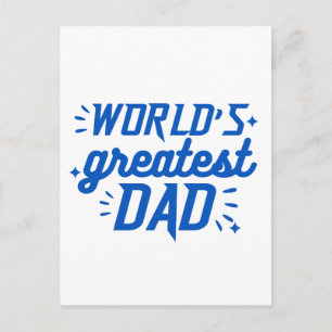 Postal El mejor papá del mundo