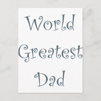 Postal El mejor papá del mundo