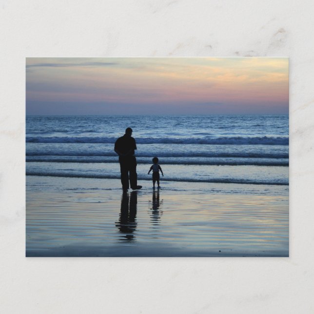 Postal El mejor regalo de Dios, papá (Anverso)