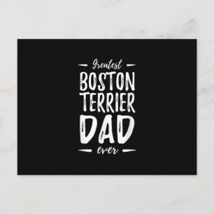 Postal El mejor regalo de papá del perro gracioso del pad