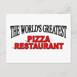 Postal El mejor restaurante pizza del mundo
