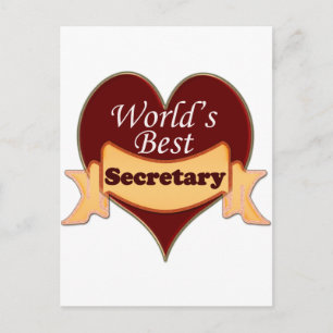 Postal El mejor secretario del mundo