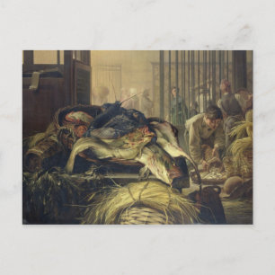 Postal El mercado de la pesca