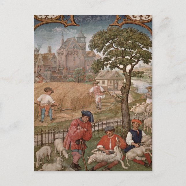 Postal El mes de julio (Anverso)