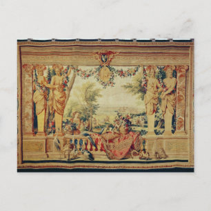 Postal El mes de julio/ castillo de Vincennes