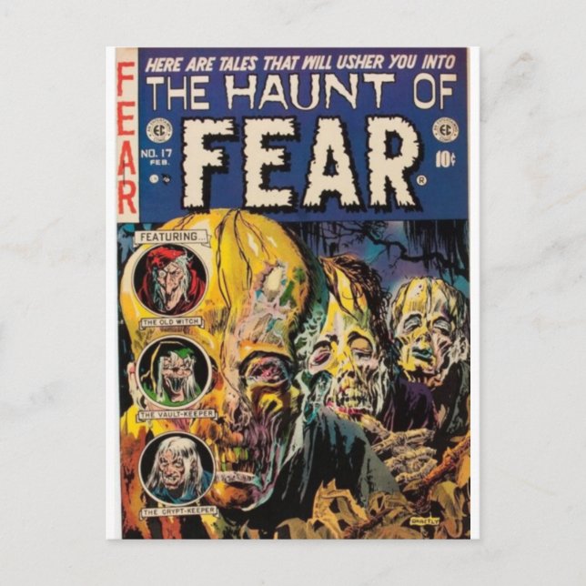 Postal El miedo 1 (Anverso)