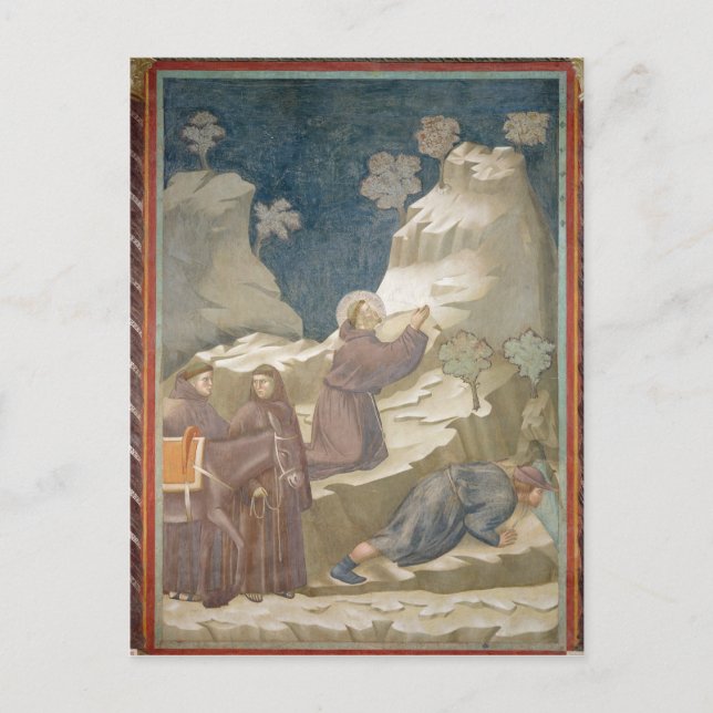 Postal El milagro de la primavera, 1297-99 (Anverso)