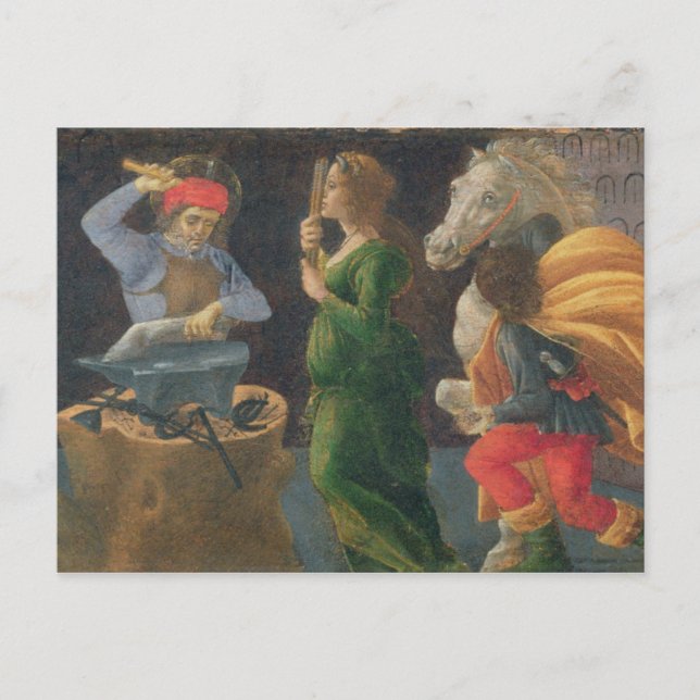 Postal El milagro de San Eligio, panel predecesor de (Anverso)