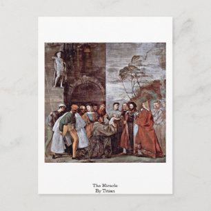 Postal El Milagro De Tiziano
