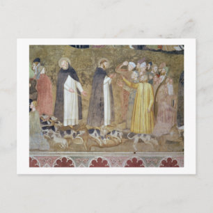 Postal El militante y triunfante de la Iglesia, detalle d