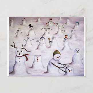 Postal El misterio revelado en Snowman Hill
