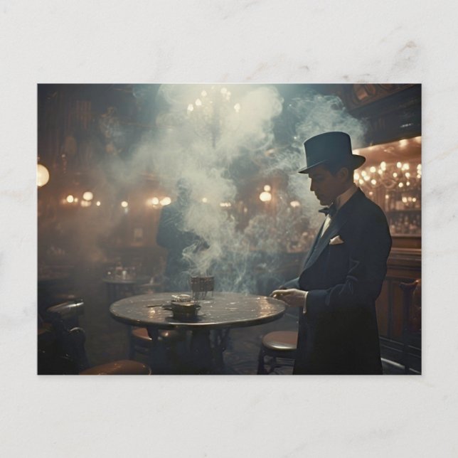 Postal El misterioso club nocturno de Magia de los años 5 (Anverso)