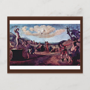 Postal El Mito De La Secuencia De Pintura Prometeo