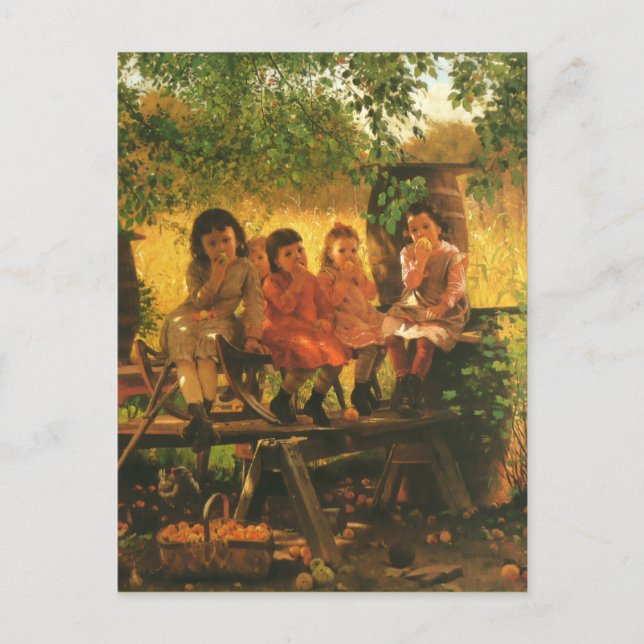 Postal El molino de sidra 1880 (Anverso)