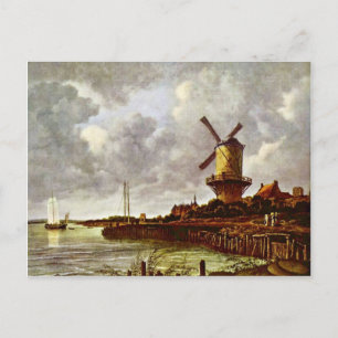 Postal El Molino De Viento En Wijk Bij Duurstede [1]. Por
