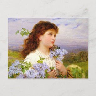 Postal El momento de los Lilacs por Sophie Anderson