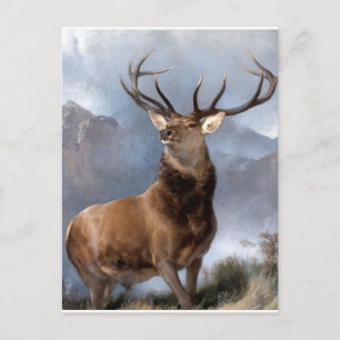 Postal El Monarca del Glen de Sir Edwin Landseer