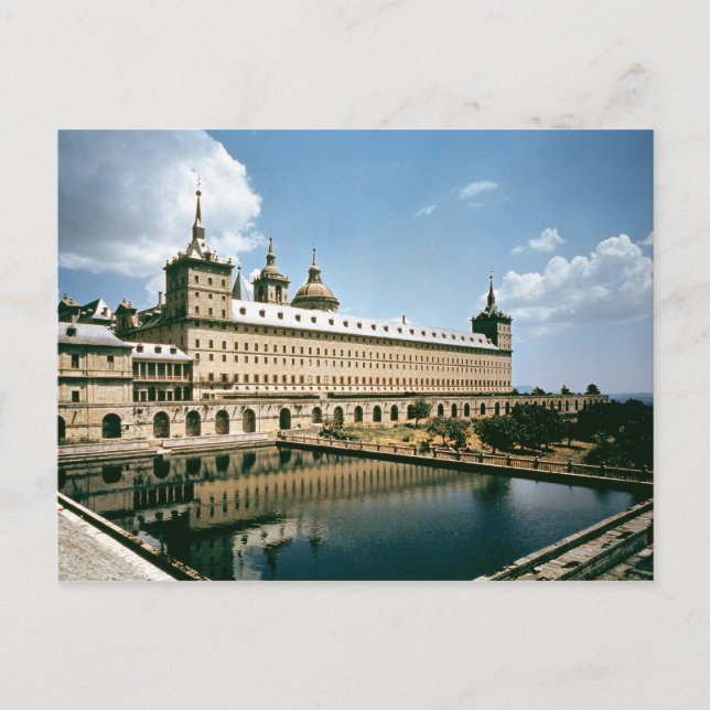 Postal El monasterio de Escorial (Anverso)