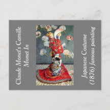 El Monet de Claude Monet con traje japonés