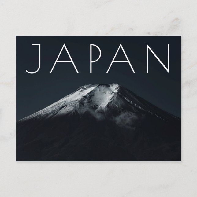 Postal El monte Fuji (Anverso)