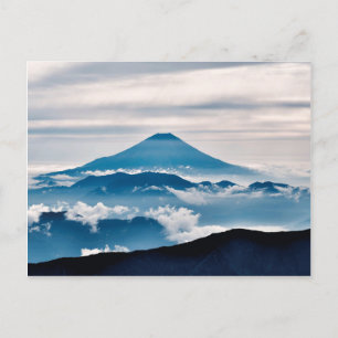 Postal "El monte Fuji de los Alpes del Sur" (南 ア ル プ ス か