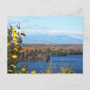 Postal El Monte Katahdin en otoño