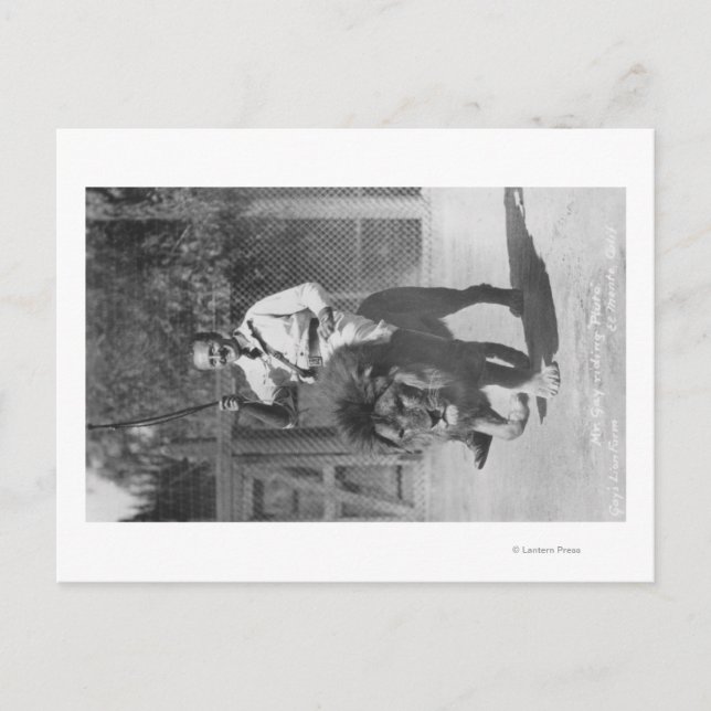 Postal El Monte, la granja de leones de los gays de CA -  (Anverso)