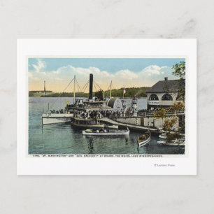 Postal El Monte Washington, El Gobierno Endicott Steamers