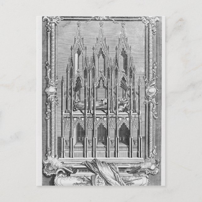 Postal El monumento a Eduardo II (Anverso)