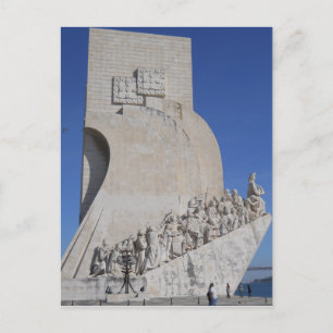 Postal El monumento a los descubrimientos (visión general
