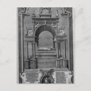 Postal El monumento a María Reina de los Escoceses