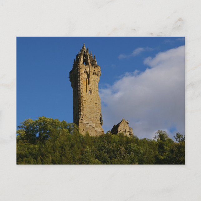 Postal El Monumento a Wallace Stirling Scotland (Anverso)
