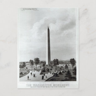 Postal El Monumento a Washington y sus alrededores