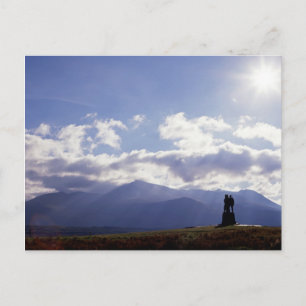 Postal El Monumento al Comando Escocia