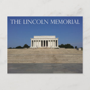 Postal El monumento conmemorativo de Lincoln
