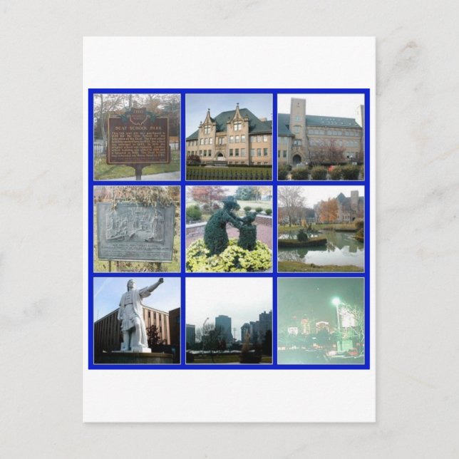 Postal El monumento de Colón_Ohio (Anverso)