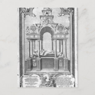 Postal El monumento de la reina Isabel